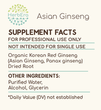 Load image into Gallery viewer, Asian Ginseng Tincture