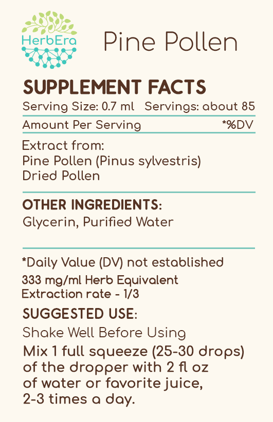 Pine Pollen Tincture – HerbEra