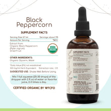 Load image into Gallery viewer, Black Peppercorn Tincture herbera Black Peppercorn Tincture herbera Herbal Extract