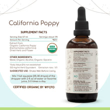 Load image into Gallery viewer, California Poppy Tincture herbera California Poppy Tincture herbera Herbal Extract