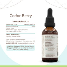 Load image into Gallery viewer, Cedar Berry Tincture