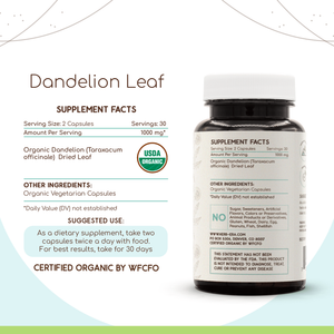 Dandelion Leaf Capsules