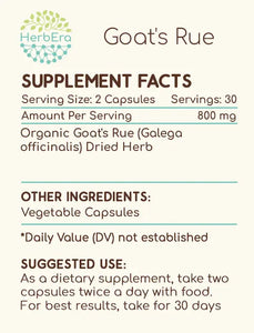 Goat's Rue Capsules herbera Goat's Rue Capsules herbera Capsules