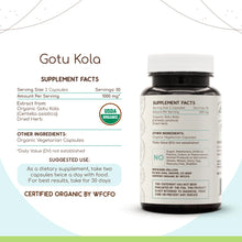Load image into Gallery viewer, Gotu Kola Capsules herbera Gotu Kola Capsules herbera Capsules