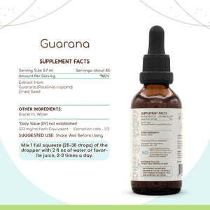Guarana Tincture HerbEra Guarana Tincture HerbEra Herbal Extract