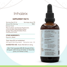 Load image into Gallery viewer, Inhaleix Tincture HerbEra Inhaleix Tincture HerbEra Formula