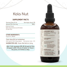 Load image into Gallery viewer, Kola Nut Tincture herbera Kola Nut Tincture herbera Herbal Extract