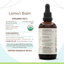 Load image into Gallery viewer, Lemon Balm Tincture herbera Lemon Balm Tincture herbera Herbal Extract