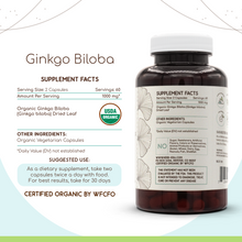 Load image into Gallery viewer, Ginkgo Biloba Capsules