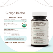 Load image into Gallery viewer, Ginkgo Biloba Capsules