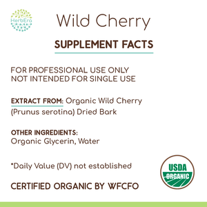 Wild Cherry Tincture herbera Wild Cherry Tincture herbera Herbal Extract