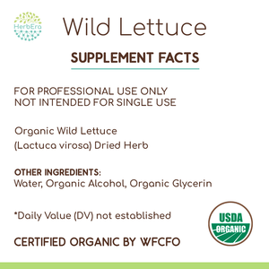 Wild Lettuce Tincture herbera Wild Lettuce Tincture herbera Herbal Extract