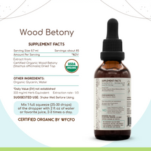 Load image into Gallery viewer, Wood Betony Tincture