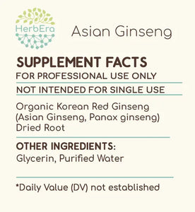 Asian Ginseng Tincture herbera Asian Ginseng Tincture herbera Herbal Extract