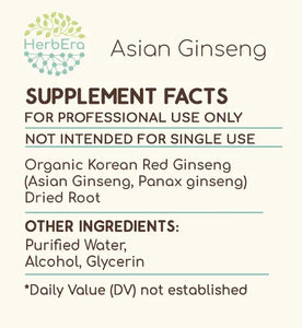 Asian Ginseng Tincture herbera Asian Ginseng Tincture herbera Herbal Extract