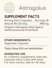 Load image into Gallery viewer, Astragalus Capsules