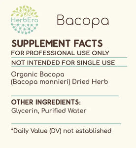 Bacopa Tincture herbera Bacopa Tincture herbera Herbal Extract