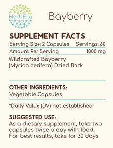 Bayberry Capsules herbera Bayberry Capsules herbera Capsules