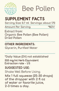 Bee Pollen Tincture herbera Bee Pollen Tincture herbera Herbal Extract