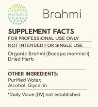 Load image into Gallery viewer, Brahmi Tincture herbera Brahmi Tincture herbera Herbal Extract