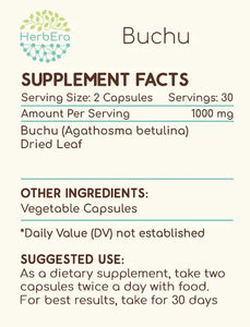 Buchu Capsules herbera Buchu Capsules herbera Capsules