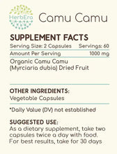 Load image into Gallery viewer, Buy Camu Camu Capsules - Herbera