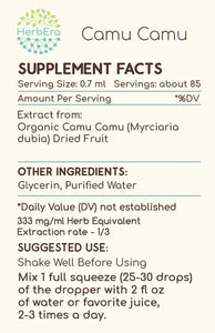 Camu Camu Tincture herbera Camu Camu Tincture herbera Herbal Extract