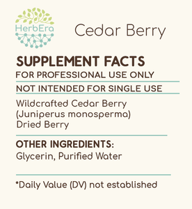 Cedar Berry Tincture
