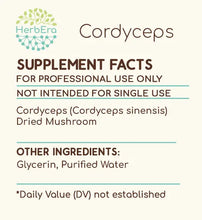Load image into Gallery viewer, Cordyceps Tincture herbera Cordyceps Tincture herbera Herbal Extract