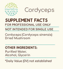 Load image into Gallery viewer, Cordyceps Tincture herbera Cordyceps Tincture herbera Herbal Extract