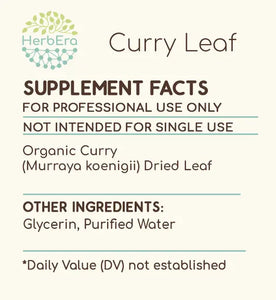 Curry Leaf Tincture herbera Curry Leaf Tincture herbera Herbal Extract