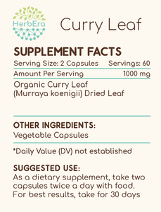 Curry Leaf Capsules