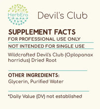 Load image into Gallery viewer, Devil&#39;s Club Tincture herbera Devil&#39;s Club Tincture herbera Herbal Extract