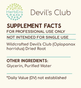 Devil's Club Tincture herbera Devil's Club Tincture herbera Herbal Extract