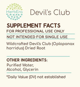 Devil's Club Tincture herbera Devil's Club Tincture herbera Herbal Extract