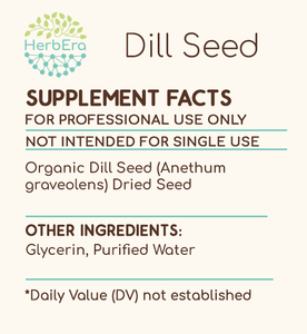 Dill Seed Tincture