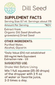 Dill Seed Tincture