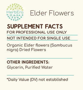 Elder Flowers Tincture herbera Elder Flowers Tincture herbera Herbal Extract