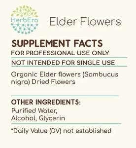 Elder Flowers Tincture herbera Elder Flowers Tincture herbera Herbal Extract