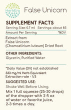 Load image into Gallery viewer, False Unicorn Tincture herbera False Unicorn Tincture herbera Herbal Extract