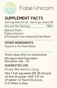 False Unicorn Tincture herbera False Unicorn Tincture herbera Herbal Extract
