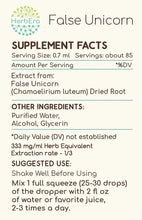 Load image into Gallery viewer, False Unicorn Tincture herbera False Unicorn Tincture herbera Herbal Extract