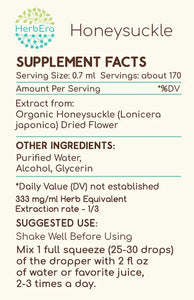 Honeysuckle Tincture herbera Honeysuckle Tincture herbera Herbal Extract