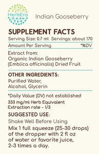 Indian Gooseberry Tincture herbera Indian Gooseberry Tincture herbera Herbal Extract