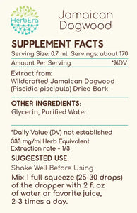 Jamaican Dogwood Tincture herbera Jamaican Dogwood Tincture herbera Herbal Extract