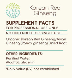 Korean Red Ginseng Tincture herbera Korean Red Ginseng Tincture herbera Herbal Extract