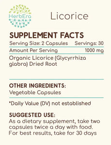 Licorice Capsules herbera Licorice Capsules herbera Capsules
