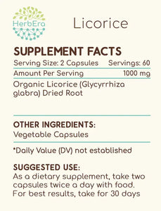 Licorice Capsules herbera Licorice Capsules herbera Capsules