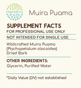 Muira Puama Tincture herbera Muira Puama Tincture herbera Herbal Extract