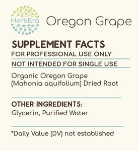 Oregon Grape Tincture herbera Oregon Grape Tincture herbera Formula